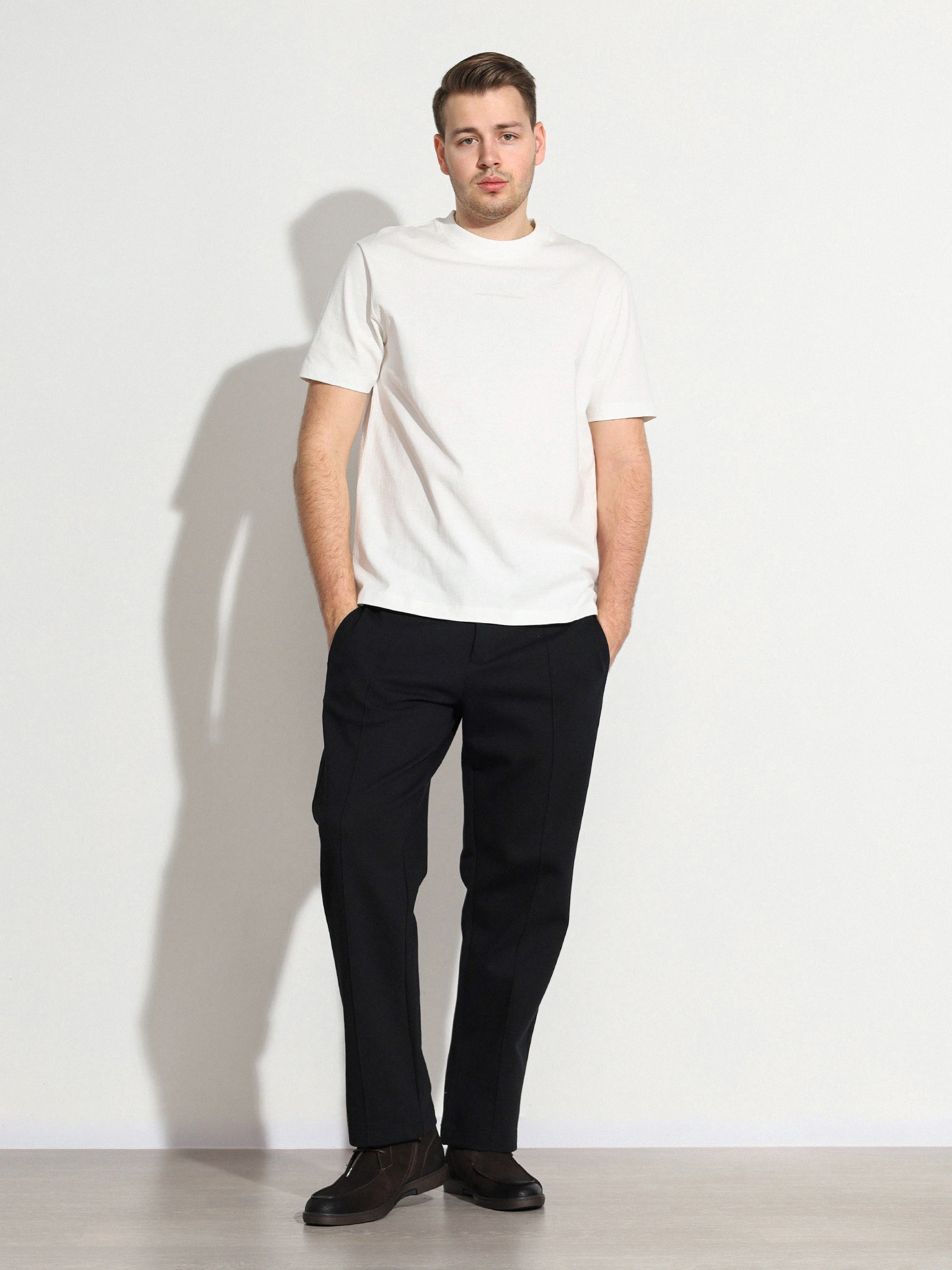 Футболка белого цвета из хлопка